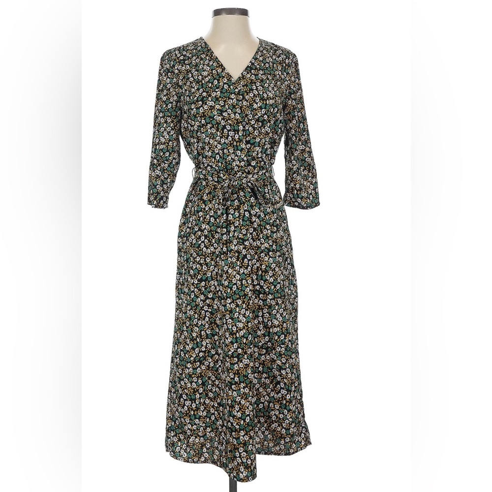 Jacqueline De Yong floral faux wrap dress